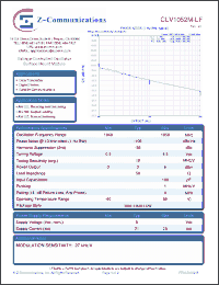 Click here to download CLV1052M-LF_A1 Datasheet