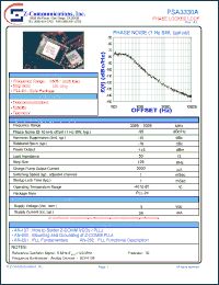 Click here to download PSA3330A Datasheet