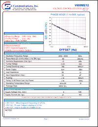 Click here to download V600ME12 Datasheet