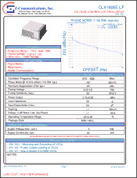 Click here to download CLV1605E-LF Datasheet