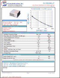 Click here to download CLV0600A-LF Datasheet