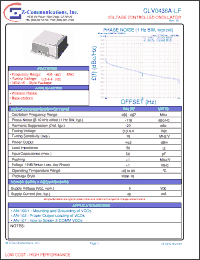 Click here to download CLV0436A-LF Datasheet