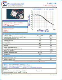 Click here to download PSA3000A Datasheet