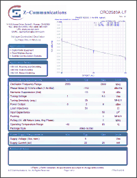 Click here to download CRO2580A-LF Datasheet