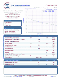 Click here to download CLV0700E-LF_B2 Datasheet