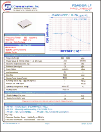 Click here to download PSA0965A-LF Datasheet
