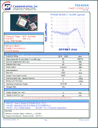 Click here to download PSA4000A Datasheet