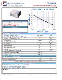 Click here to download CRO2400A Datasheet