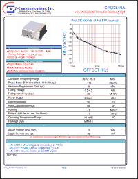 Click here to download CRO2640A Datasheet