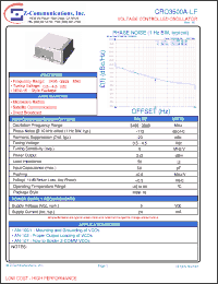 Click here to download CRO3500A-LF Datasheet