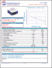 Click here to download CLV1585E Datasheet