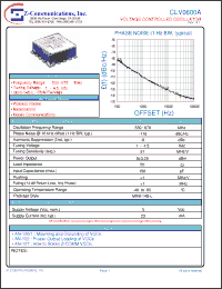 Click here to download CLV0600A Datasheet