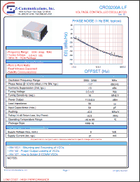 Click here to download CRO3200A-LF Datasheet