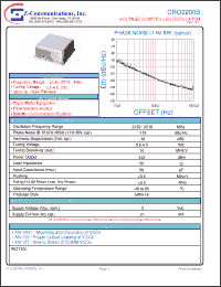 Click here to download CRO2200B Datasheet