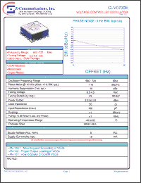 Click here to download CLV0700E Datasheet