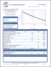 Click here to download CLV0798A-LF_C3 Datasheet