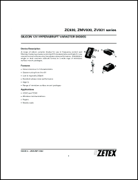 Click here to download ZMV930TA Datasheet