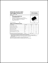 Click here to download FCX1053A Datasheet