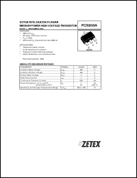 Click here to download FCX658A Datasheet