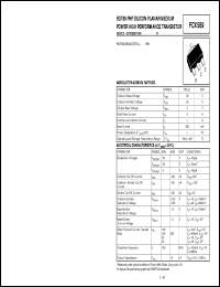 Click here to download FCX589 Datasheet