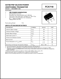 Click here to download FCX718 Datasheet