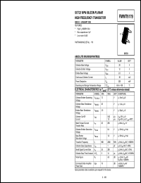 Click here to download FMMT5179 Datasheet