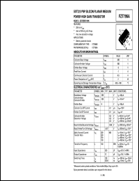 Click here to download FZT796A Datasheet