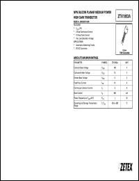 Click here to download ZTX1053 Datasheet