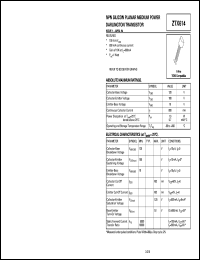 Click here to download ZTX614 Datasheet