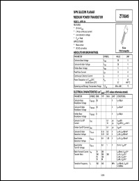 Click here to download ZTX649 Datasheet