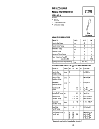 Click here to download ZTX749 Datasheet