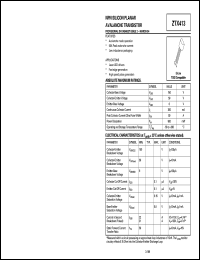 Click here to download ZTX413 Datasheet