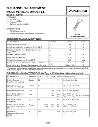 Click here to download ZVN4306 Datasheet