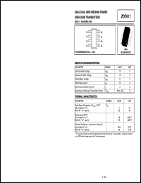 Click here to download ZDT617 Datasheet