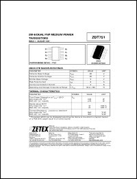 Click here to download ZDT751 Datasheet
