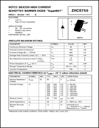 Click here to download ZHCS750 Datasheet