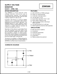 Click here to download ZSM380 Datasheet
