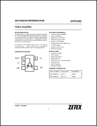 Click here to download ZXFV202E5TA Datasheet