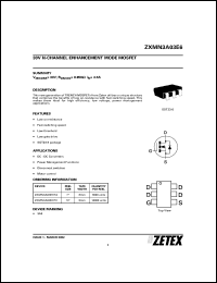 Click here to download ZXMN3A03E6 Datasheet