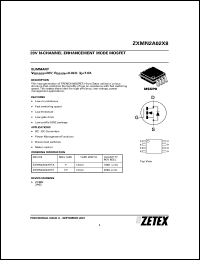 Click here to download ZXMN2A02X8 Datasheet