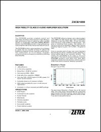 Click here to download ZXCD1000EQ16TC Datasheet