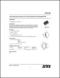 Click here to download FCX705 Datasheet