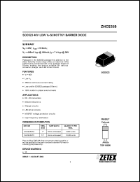 Click here to download ZHCS350TA Datasheet