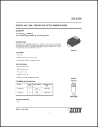Click here to download ZLLS350TA Datasheet
