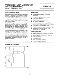 Click here to download ZREF2502 Datasheet