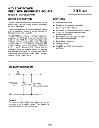 Click here to download ZRT040 Datasheet