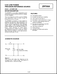 Click here to download ZRT050 Datasheet