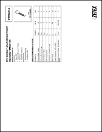 Click here to download ZTX1051 Datasheet