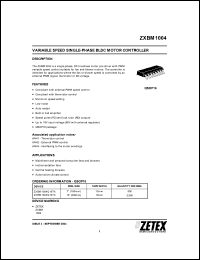 Click here to download ZXBM1004Q16TC Datasheet