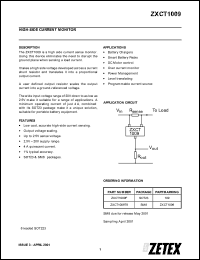 Click here to download ZXCT1009 Datasheet